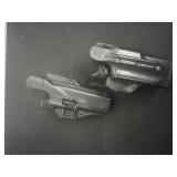 Tactical gun holster plastic