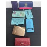 Group of wallets and phone  wallets