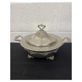 10ï¿½ vintage silver-plated serving dish,