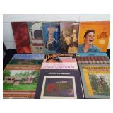 Large group of vintage records