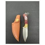 3ï¿½ mini knife keychain with shealth