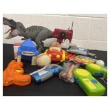 Box of kids toys
