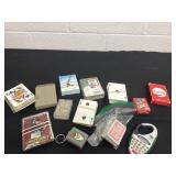 Group of mini and playing cards