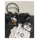 Headphone with remote control for car and
