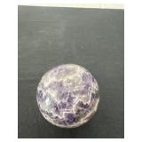 2.5ï¿½ Chevron Amethyst sphere