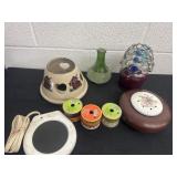 Candle holder, ribbon vase