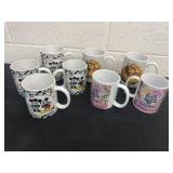 Faith coffee cups and  Mickey Mouse cups (8)