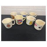 7 Vintage boys scout coffee cups