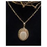 52ï¿½vintage Monet cabochon gold color costume
