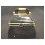 3ï¿½ Limoges-style porcelain trinket box vintage,