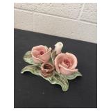 8ï¿½ porcelain candle holder resembles a vintage