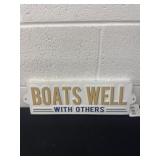 15ï¿½x5ï¿½ metal boats well with other sign