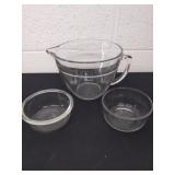 Vintage anchor Hocking eight cup clear glass
