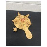 vintage wooden chicken pecking toy,