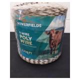 1320 ft of power Fields 9 -wire poly wire with