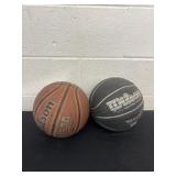 2 basketballs