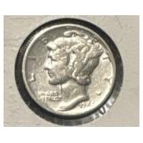1942 Mercury dime 90% silver