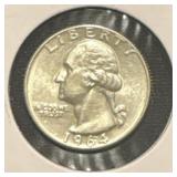 1964 Washington quarter 90% silver