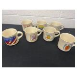 7 Vintage Boy Scout coffee cups