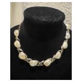 Vintage fake opal necklace