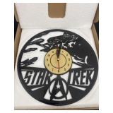 12ï¿½ Star Trek cut out record clock