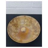 10.5ï¿½ glass bowl signed