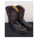 Size one cowboy boots