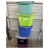 5 Storage Totes