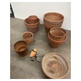 Terracotta Clay Planters, See Pics