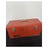 Large red toolbox 20 1/4 x 9ï¿½