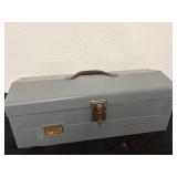 Grey toolbox 19 x 6 1/2ï¿½