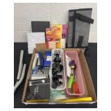 Group of office items