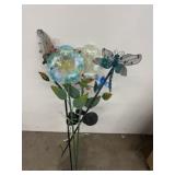 Group of Stick Yard Solar Decor Butterfly,