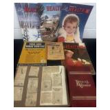 Vintage wellness and Cook  books