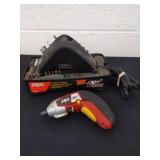 Small skill cordless screwdriver with battery