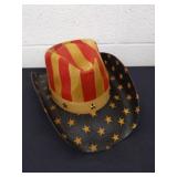 Patriotic cowboy hat unknown size