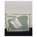 16ï¿½x13ï¿½ metal laundry sign