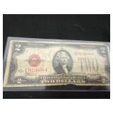 United States $2 red note 1928D