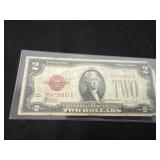 1928f red note $2 dollar bill