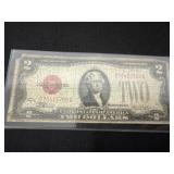 United States $2 red note 1928e