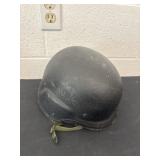 black military PASGT helmet,
