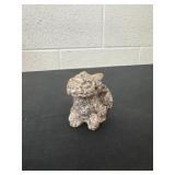 3' hand-carved stone animal,