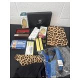 New beauty items, wallet and bags