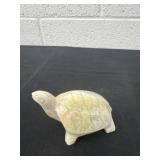 3' hand-carved natural onyx agate marble turtle
