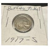 1917s buffalo nickel