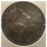 1955p Franklin half bugs bunny type coin