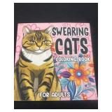 Swearing cat coloring book