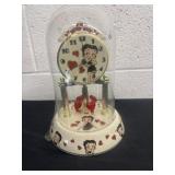 Collective porcelain Betty boop anniversary clock