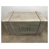Stuff Decor wood Box with handles 8x18.5x9