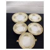 8pc Noritake China featuring the classic 'M in